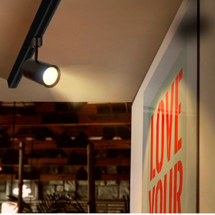 Spot de Riel LED Dirigible, 14.5 W, Luz Suave Cálida, LED integrado, HALLEY I